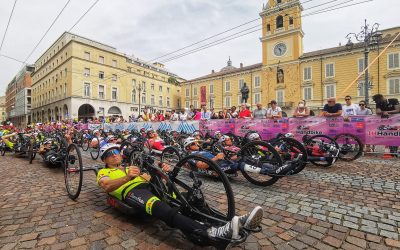 1H Handbike: il centro di Parma conquistato dalle handbike e da Veronica Frosi