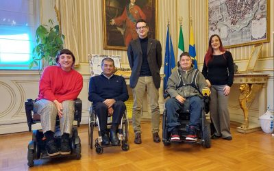 Anmic Parma in Municipio dal sindaco Guerra: “Patrocinio del Comune soltanto agli eventi accessibili”