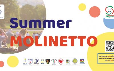 “Summer Molinetto”: un’estate in quartiere. Tanti appuntamenti anche nel Giardino di Luana di Anmic