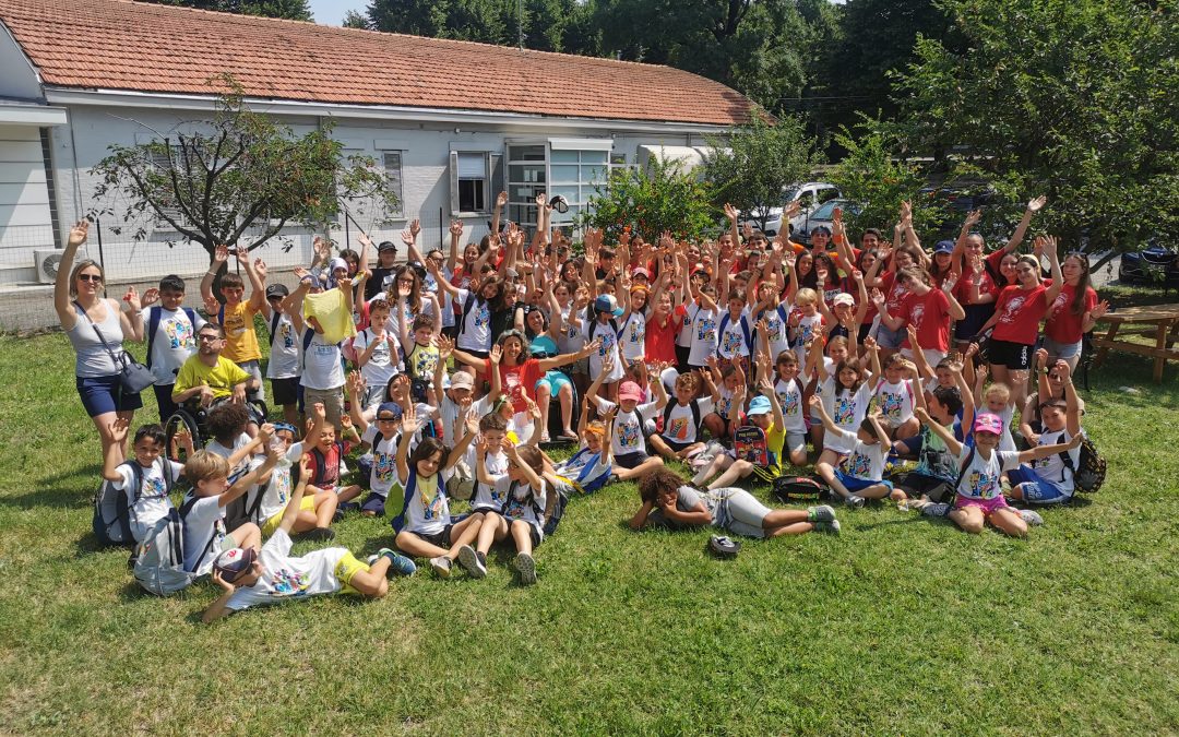 100 bambini del Grest nel giardino di Luana in Anmic all’insegna dell’inclusione