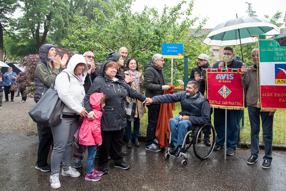 Inaugurato il “Giardino di Luana”: l’area verde accessibile di Anmic
