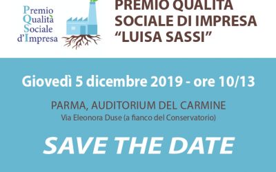 Premio Qualità Sociale d’Impresa: il 5 dicembre con Bonaccini