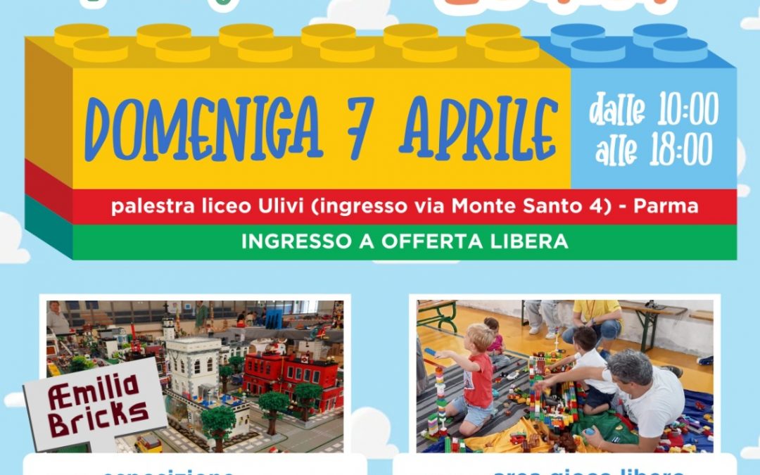 Un mattoncino per il giardino di Luana: giornata Lego domenica 7 aprile