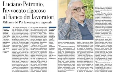 Addio a Luciano Petronio, principe del Foro dalla parte dei lavoratori