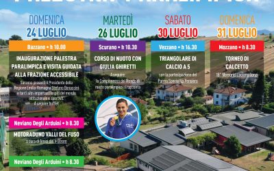 Palestra paralimpica: domenica 24 luglio a Bazzano l’inaugurazione